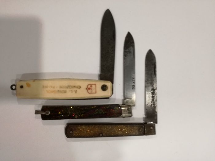 Canivetes Coleção -Lt. de 10 da Marca " PRADEL"-Preço Conjunto