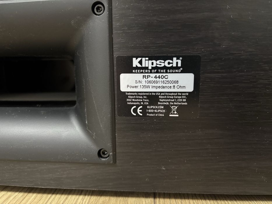 Kolumny  Klipsch i amplituner Sony