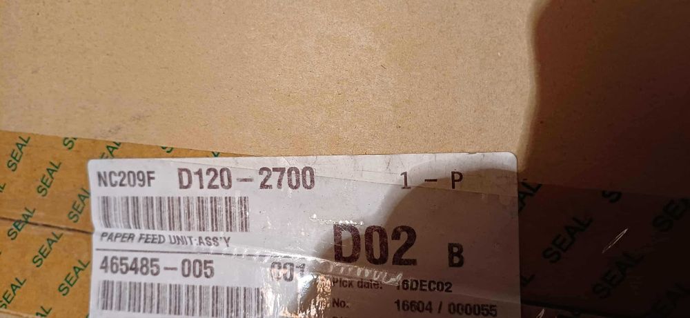 Zespół podawania papieru D120 - 2700