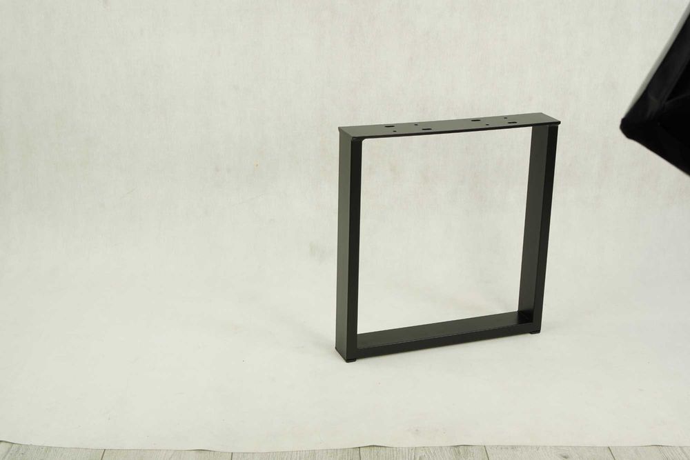 Nogi do stolika kawowego LOFT metalowe stalowe spawane industrial do blatu czarne