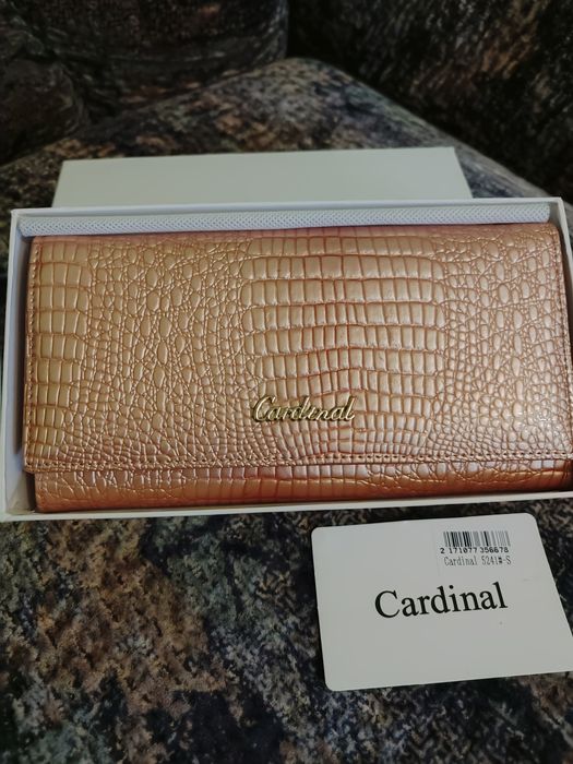 Жіночий гаманець, натуральна лакована шкіра, новий