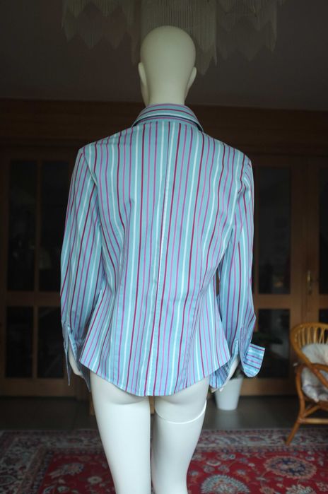 elegancka błękitna koszula Hawes and Curtis ekskluzywna designerska