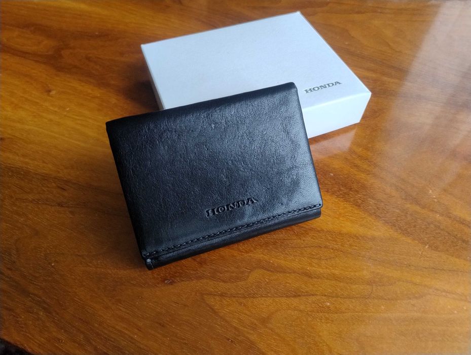 Męski skórzany portwel honda