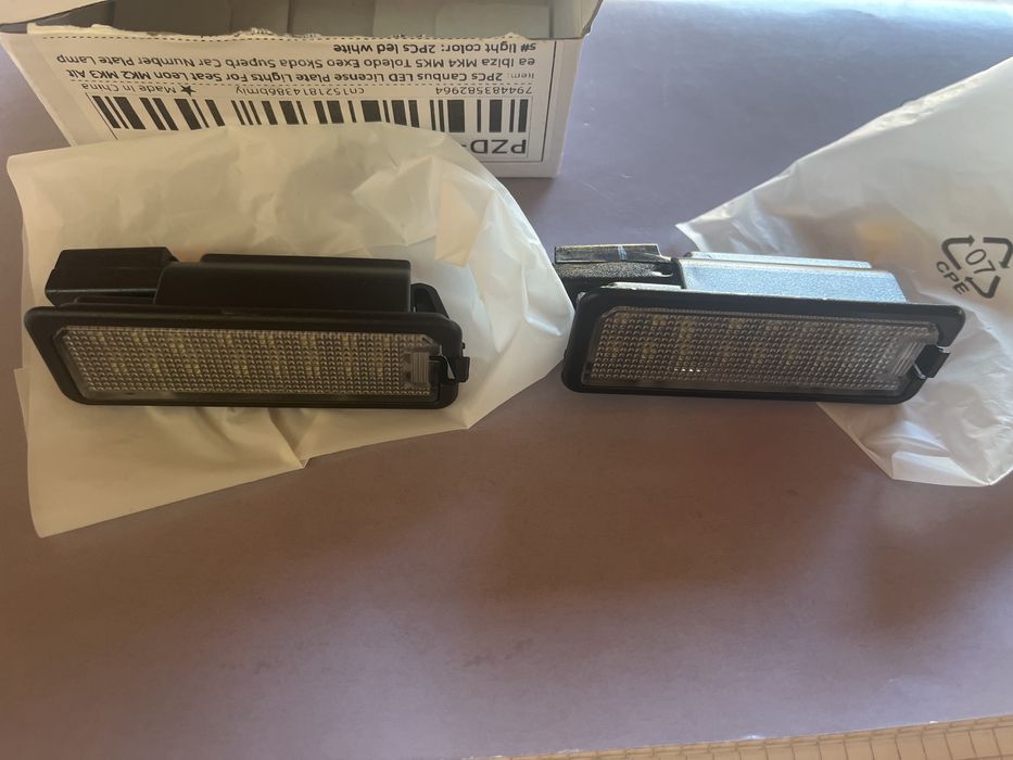 Подсветка номера seat leon ibiza toledo exeo skoda superbОсвітленняМот