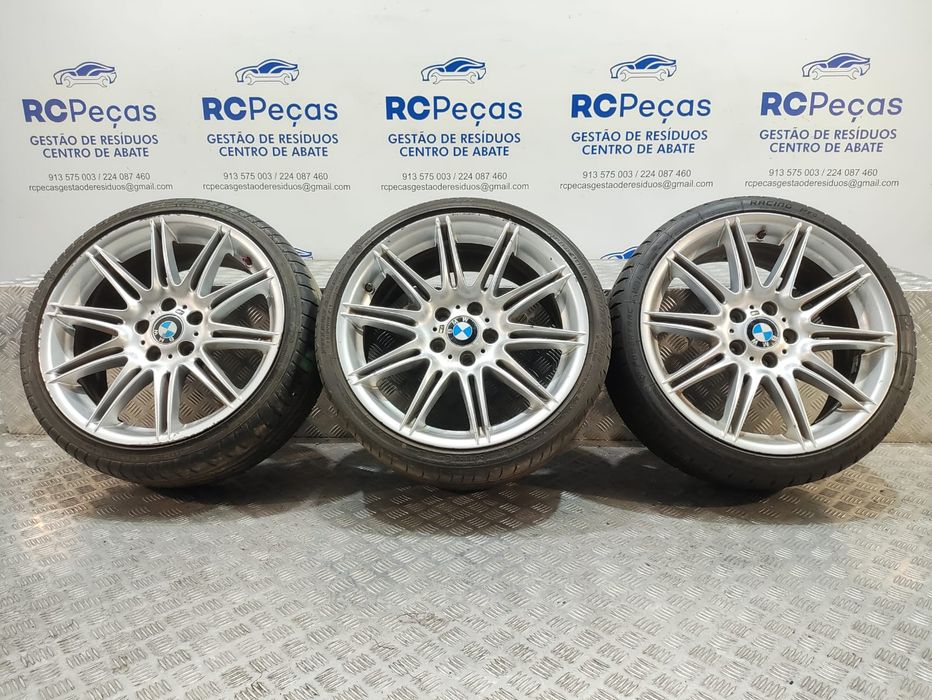 Conjunto 2 Jantes BMW 19 8J ET37 5x120 Style 225M Serie 3 E90 E91 E92