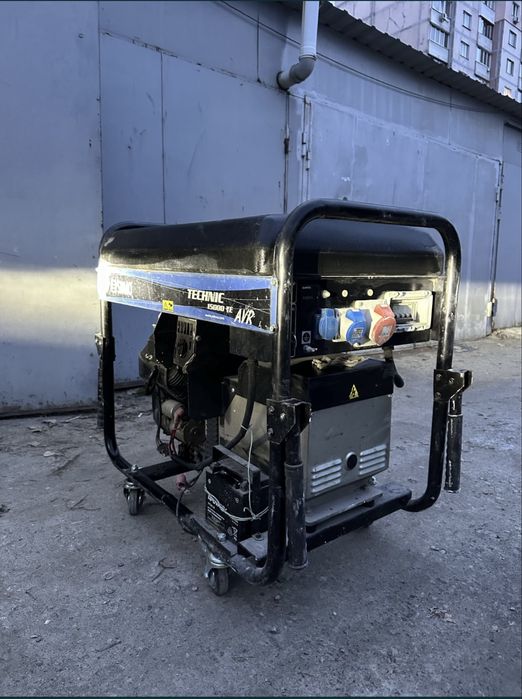 Генератор 3 фази бензиновий з електростартером