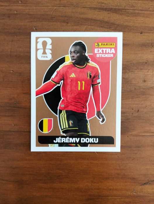 Cromo Bronze Jérémy Doku - Panini FIFA World Cup 2026