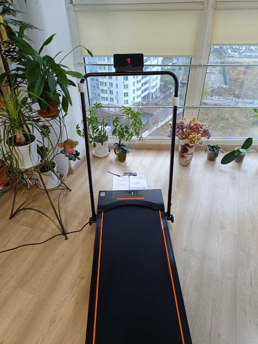 Бігова доріжка Fitonix 10км/год до 110 кг Bluetooth регульований нахил