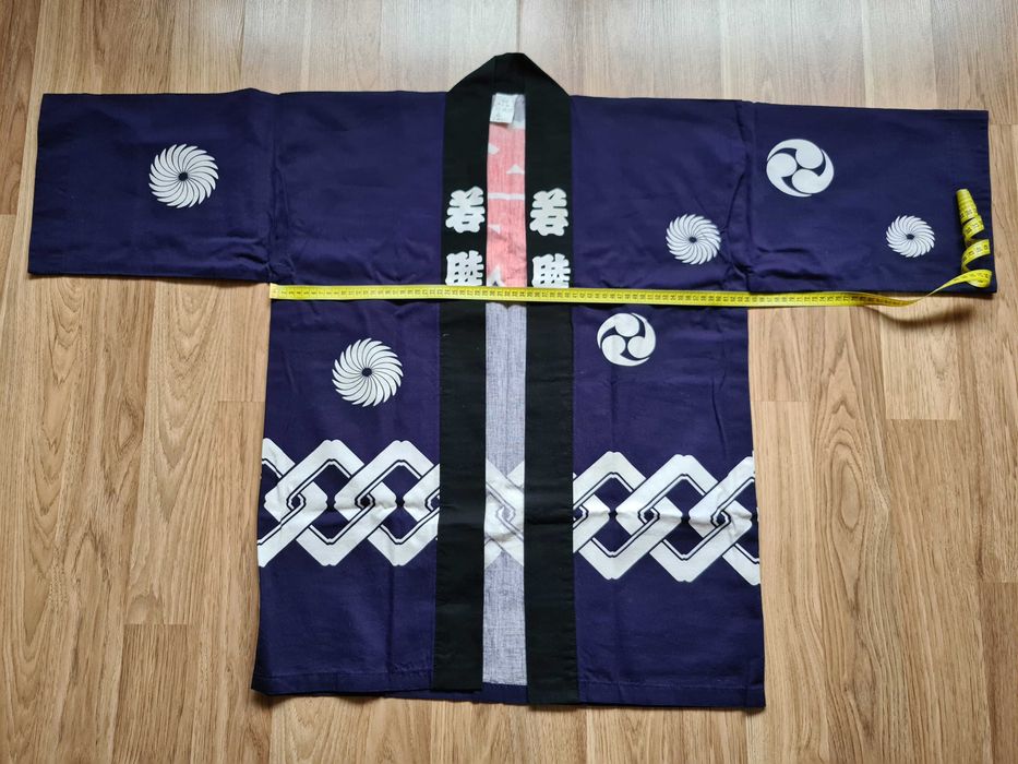 Narzutka Happi Coat / Matsuri / Haori męskie granatowe
