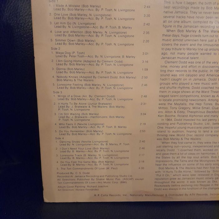 Bob Marley The Wailers The Birth Of a Legend Ska Rocksteady