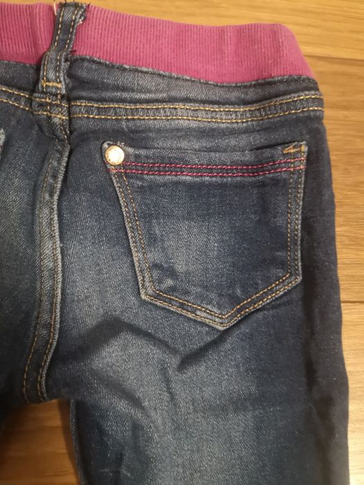 Spodnie jeansy rurki hm 92