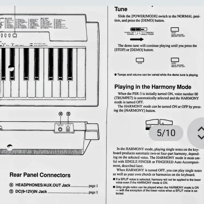 YAMAHA PSR-3  keyboard nie tylko dla dzieci SPRAWNY