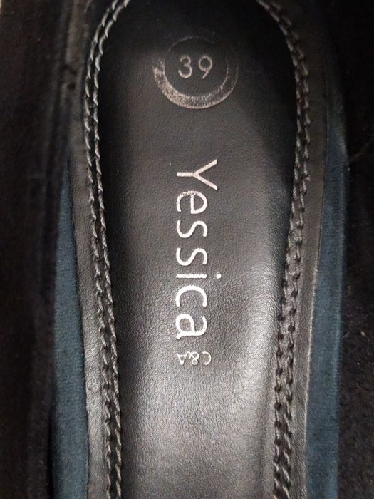 Półbuty wysokie damskie c&a r.39