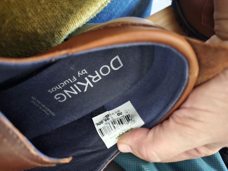 Sapatos em pele camel Dorking By Fluchos