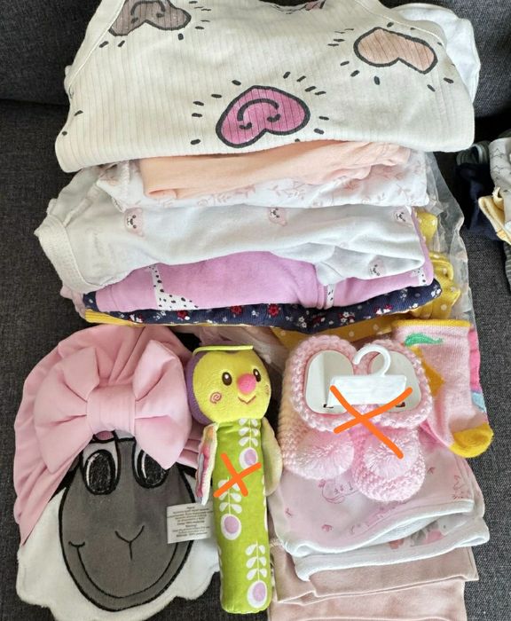 Пакети речей для немовляток до року