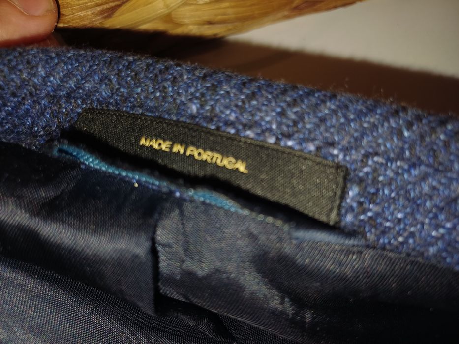 Marynarka Massimo Dutti Wełna krata 185/108A