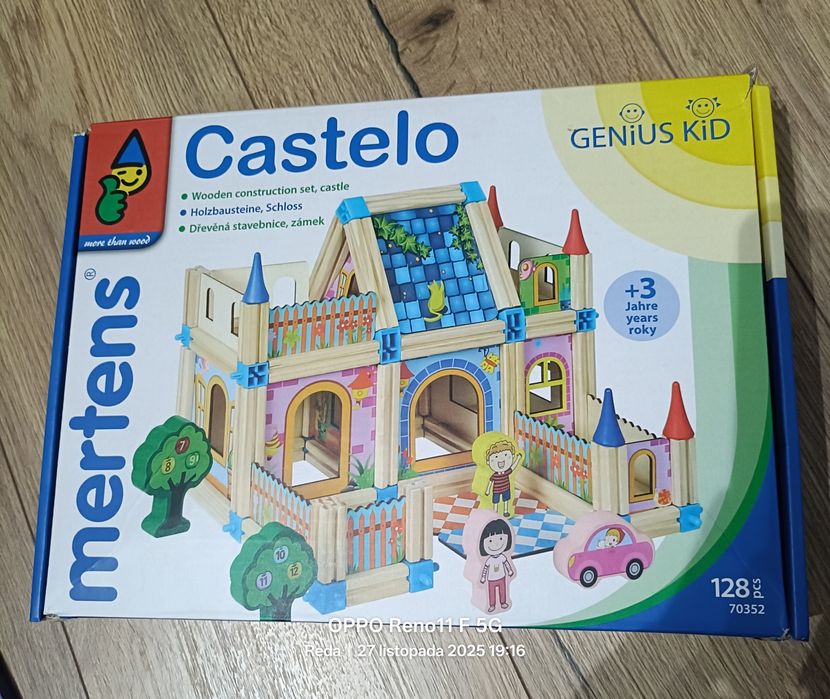 Klocki drewniane castelo