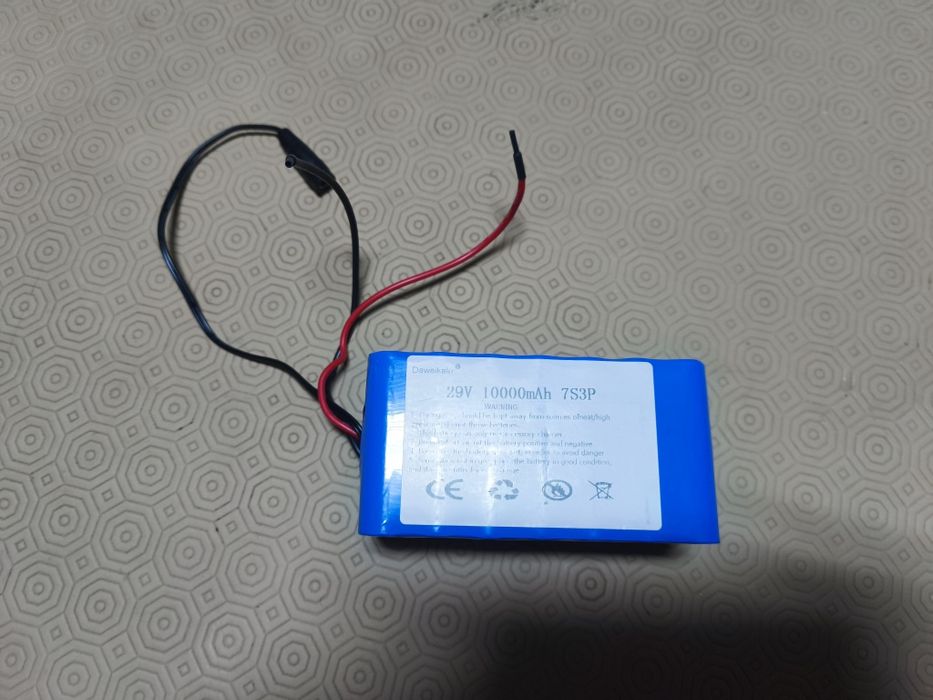 Bateria 7S3P 29V 10000mAh + carregador