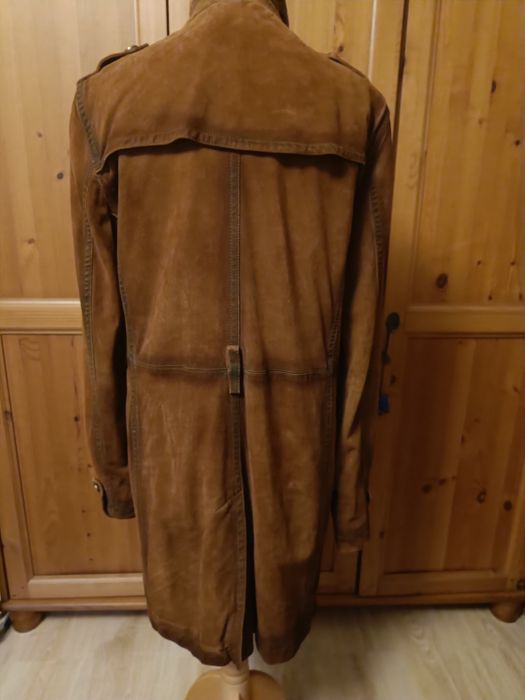 Trencz zamszowy Burberry Brit UK14