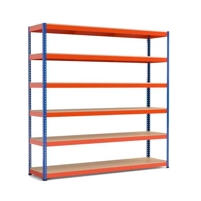 Regał przemysłowy półkowy metalowy regały do magazynu garazu warsztatu