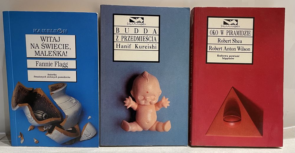 3 Książki „Witaj na świecie maleńka” , „Oko w piramidzie” i „Budda z p