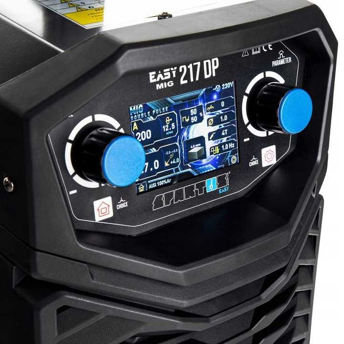 Migomat Spartus EasyMIG 217DP Dual Puls Synergia 200A – Do Aluminium