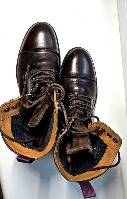 Продам зимне-осенние ботинки кожа Clarks утеплитель