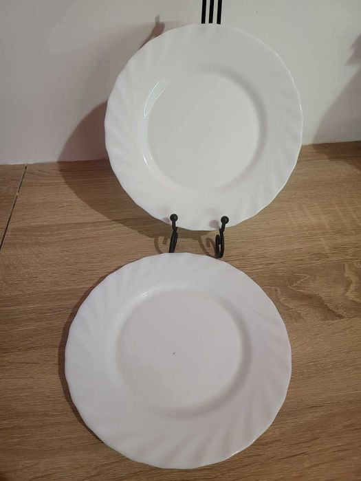 Talerze białe ceramiczne luminarc duralex