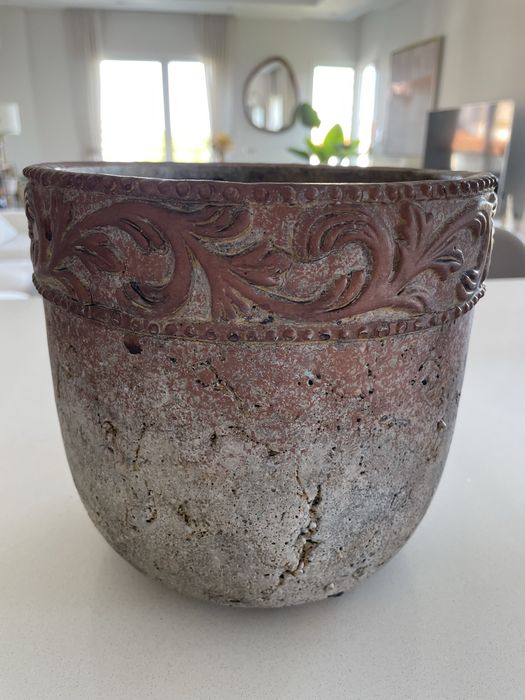 Vaso ceramica rústico