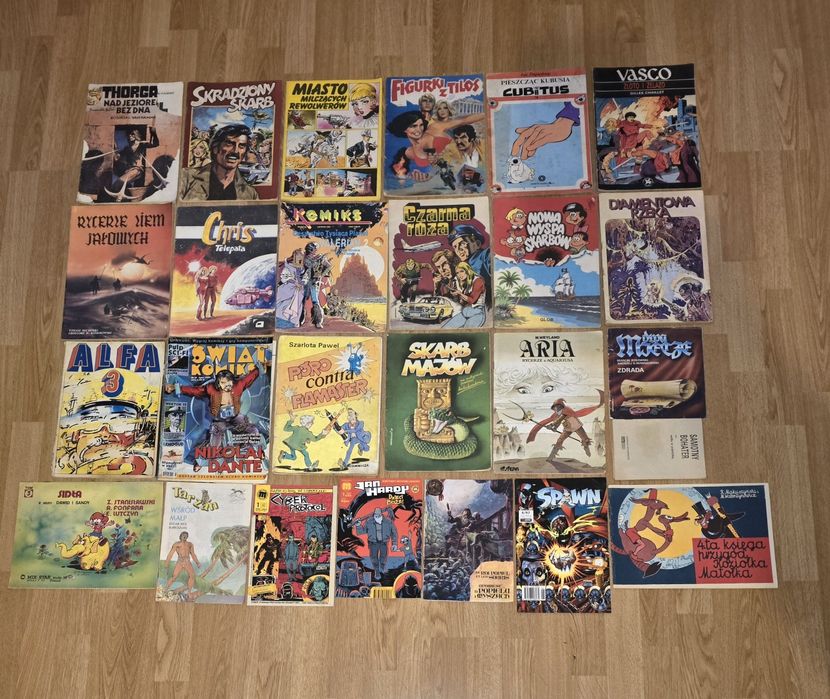 70 komiksów.  Super KOLEKCJA. Unikaty
