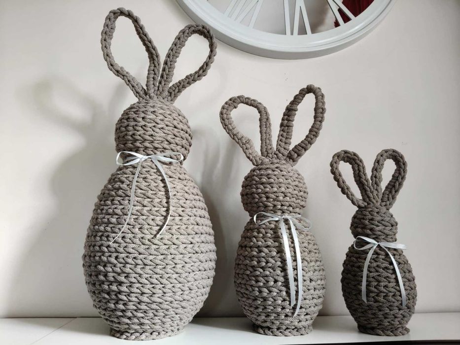 Króliczki wielkanocne - 3 szt.