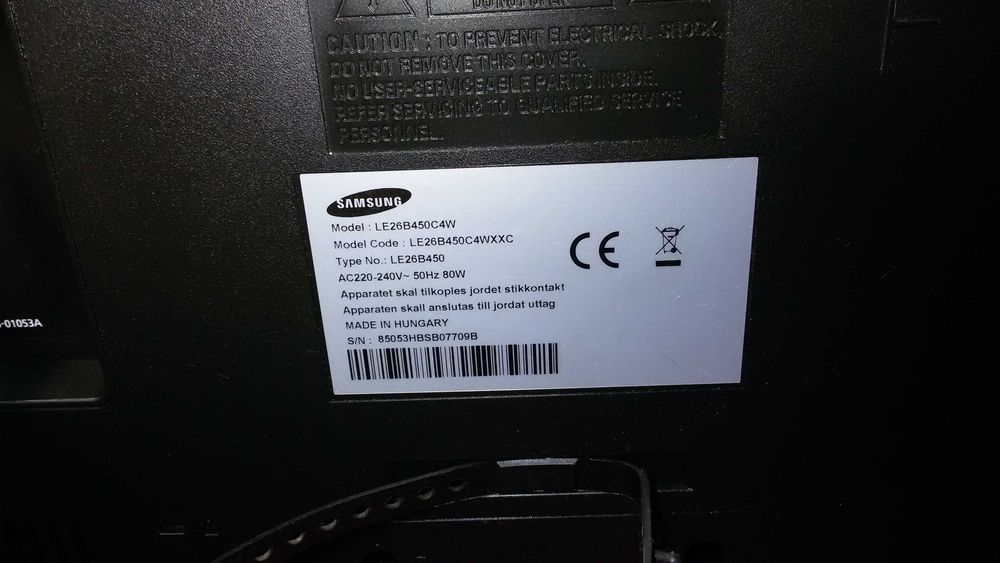 tv lcd samsung le26b450 26polgadas 66cm