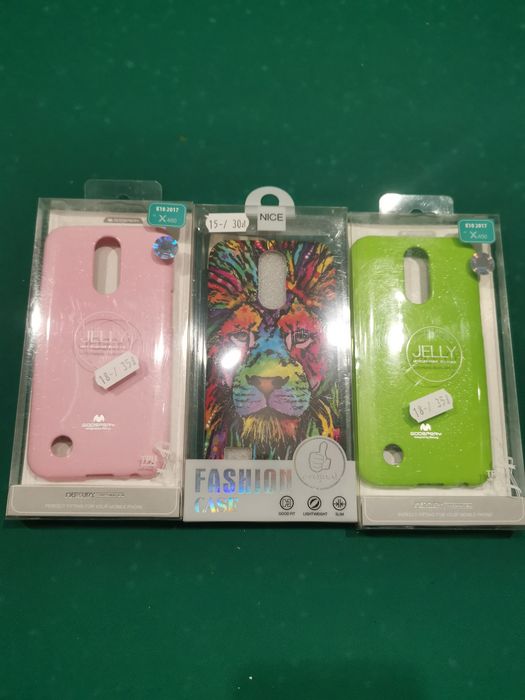 Komplet 3 sztuk etui plecki case nakładka do LG K10 2017
