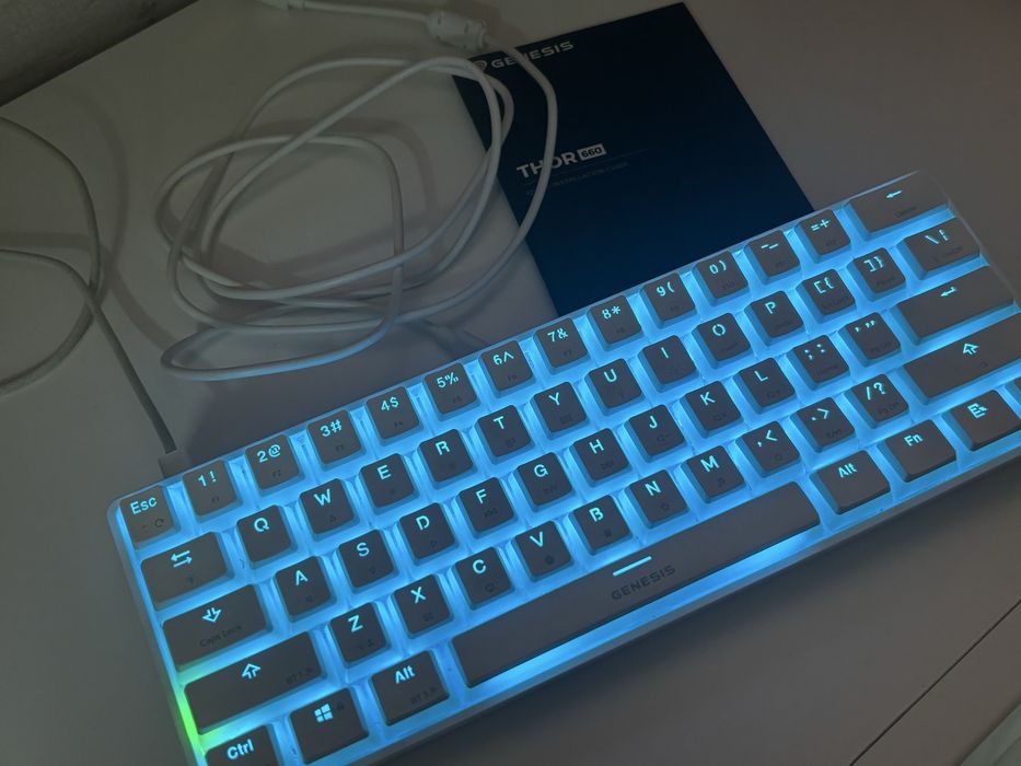 Klawiatura Genesis Thor 660 Biała 60%