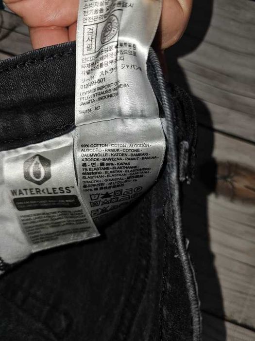 Spodnie Levi's 511 W30 L30 czarne
