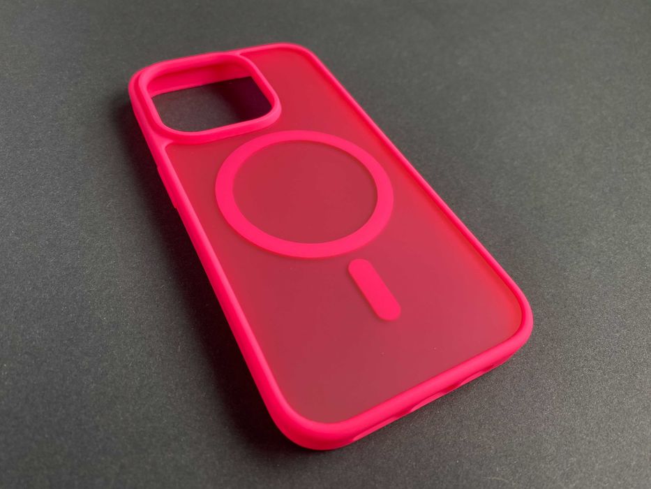Etui MagSafe do Apple iPhone 15 Pro (różowy) + szkło hartowane 9H 9D