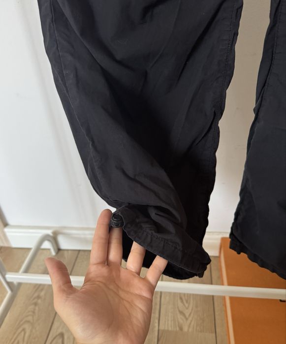 Zara spodnie spadochronowe M czarne