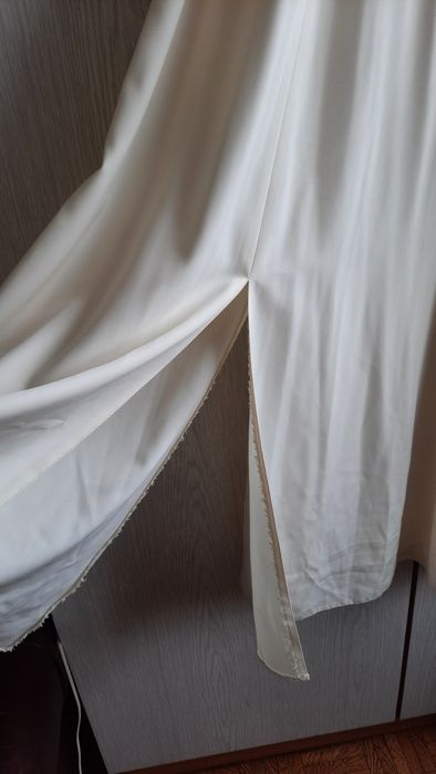 Suknia długa, ecru, wieczorowa, ślub, sylwester