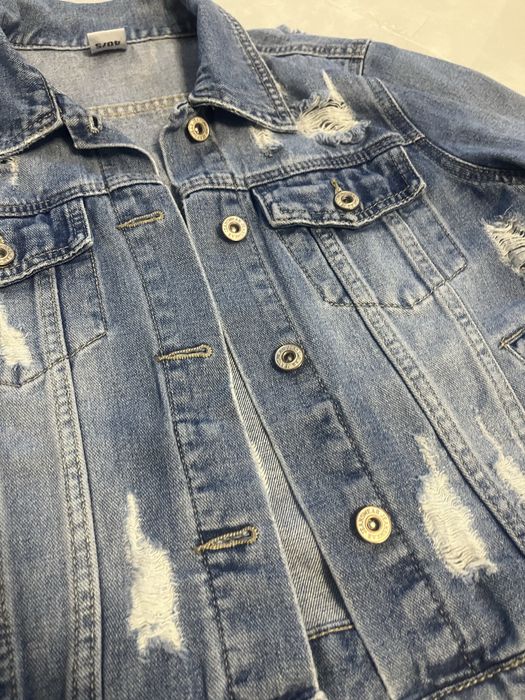 Kurtka katana wiosna jeans