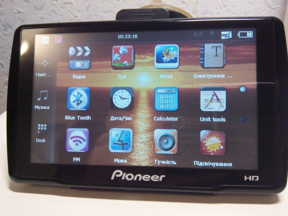 GPS навігатор Pioneer з картами IGO України та Європи 2026р!
