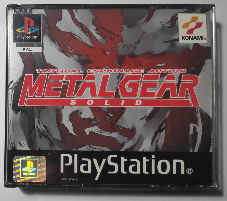 MGS PS1 Metal Gear Solid, Silent Hill wydanie angielskie PlayStation