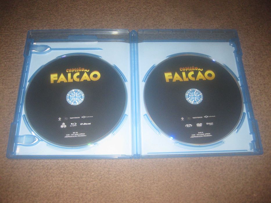 "Capitão Falcão" Edição Especial e Limitada DVD+Blu-Ray e em Slidepack