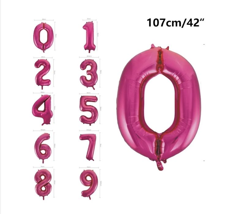 NOVOS Balões Números, Balões Letras, Velas Aniversário