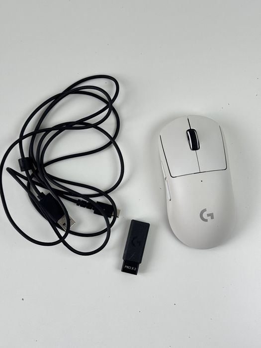 Бездротова ігрова оптична миша Logitech G PRO X SUPERLIGHT 2 White - ультралегка конструкція, сумісність з бездротовою зарядкою Powerplay, 44000 DPI