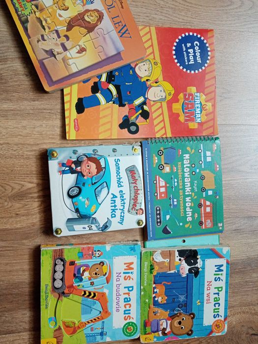 Zestaw: Miś pracuś - Mały chłopiec - Strażak Sam - Mądra Mysz - Skrzat