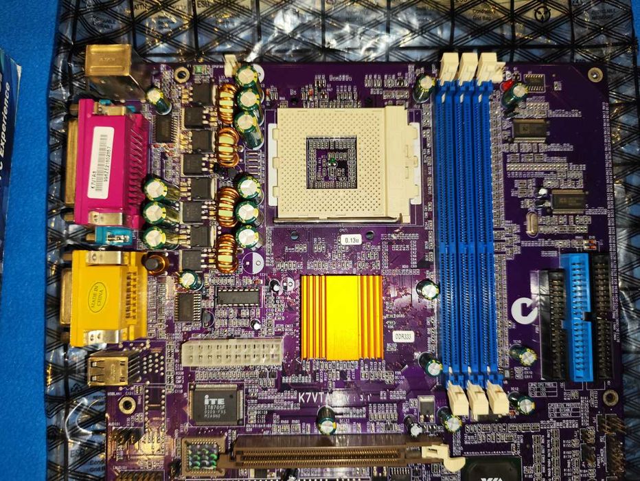 Płyta główna ECS K7VTA3 Rev 3.1 Socket A (Athlon/Duron) | BOX Sprawna