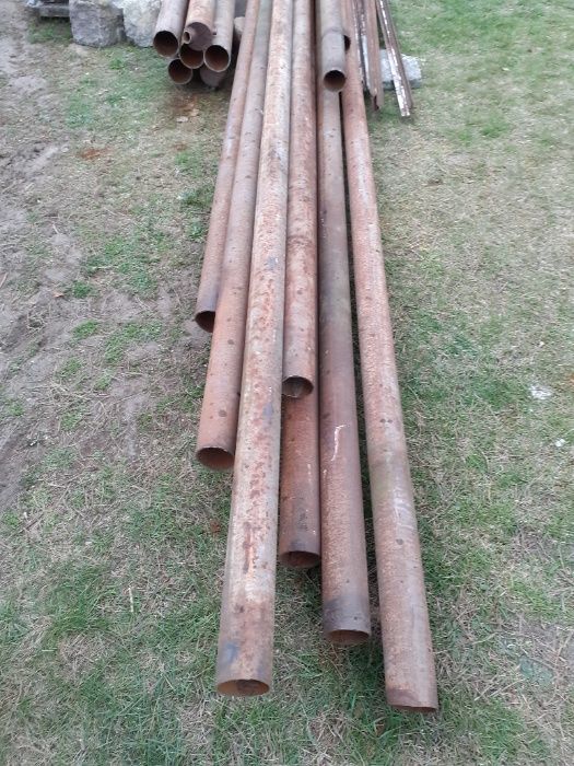 Rura na komin i słupki ogrodzeniowe