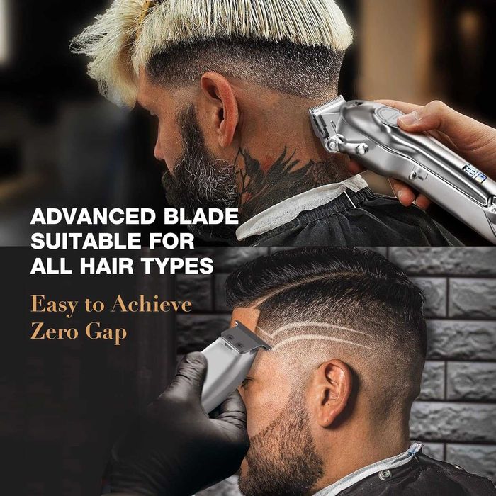 ZESTAW Profesjonalna Maszynka Do Strzyżenia Włosów +Trymer+ DODATKI