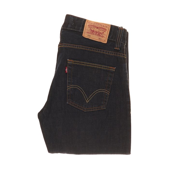 Spodnie Levis 506 Vintage W33 L36 Męskie Straight Blue Denim