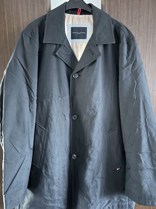 Płaszcz czarny elegancki TH rozmiar 52
